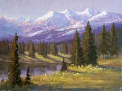 Glacier National Park Original Oil Paintings by Mark Ogle