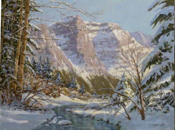 Glacier National Park - October Snow - Giclée