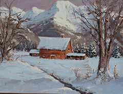 Glacier National Park Original Oil Paintings by Mark Ogle