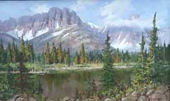 Glacier National Park Original Oil Paintings by Mark Ogle