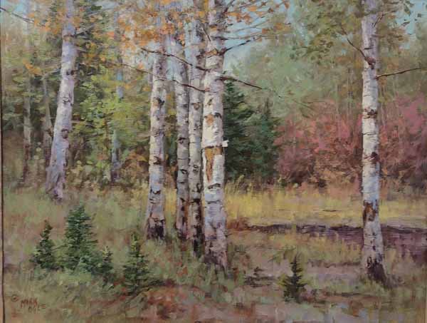 Glacier National Park - October Birch - Giclée