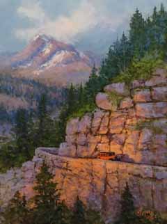 Glacier National Park Original Oil Paintings by Mark Ogle