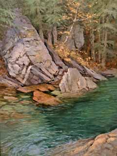 Glacier National Park Original Oil Paintings by Mark Ogle