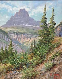 Glacier National Park Original Oil Paintings by Mark Ogle