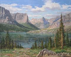 Glacier National Park Original Oil Paintings by Mark Ogle