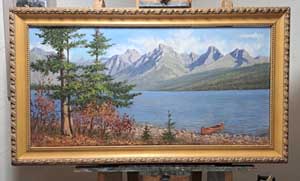 Glacier National Park Original Oil Paintings by Mark Ogle