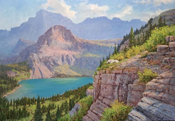 Grinnell Lake Many Glacier - Glacier National Park