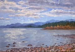 Glacier National Park Original Oil Paintings by Mark Ogle