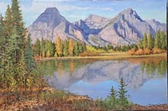 Glacier National Park Original Oil Paintings by Mark Ogle