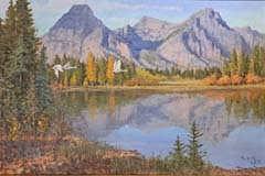 Glacier National Park Original Oil Paintings by Mark Ogle